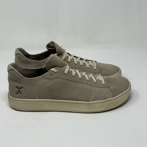 Flux Adapt Trainer Mens 10 Tan Brown Knit Casual Minimalist Shoes Sneakers